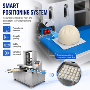 Intelligent Automatic Bun <b>Panning</b> Machine with Touchscreen and Photoelectric Positioning System - Product Image 4