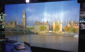 Ngón tay cảm ứng tương tác tường hệ thống chiếu tương tác chiếu phía sau kính chiếu bản đồ tường màn hình lớn - Product Image 4