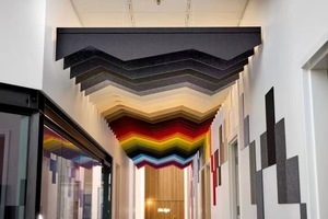 Panneaux de <span class=keywords><strong>plafond</strong></span> acoustiques haute densité pour l'<span class=keywords><strong>isolation</strong></span> phonique des plafonds, avec un design moderne personnalisable et des solutions de modèles 3D - Product Image 6