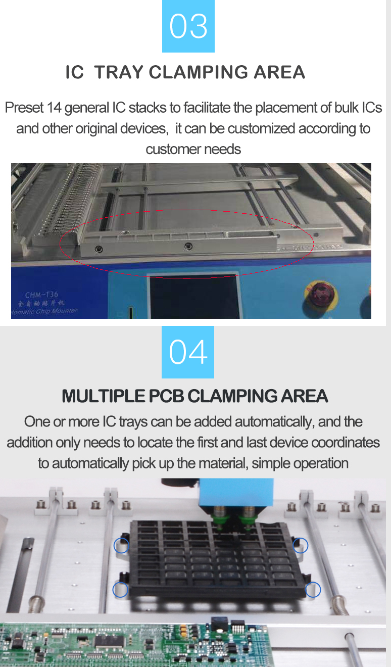 Manual Operation Desktop 2 Head Charmhigh Pick And Place Feeder Technology