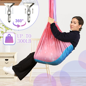 Factory Direct Sale High Quality Antigravity Aerial Hamaca Yoga Portable <b>Hammock</b> Yoga <b>Swing</b> Home Gym Yoga <b>Hammock</b> - Product Image 4