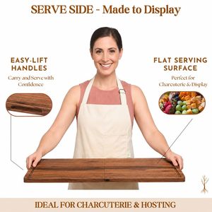 Planche à découper extra large pliable pour cuisinière, double face, pliable, pour nouilles, charcuterie et protection d'évier - Product Image 2