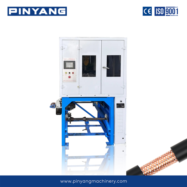Automatic High Speed RG59/RG6 Coaxial Cable/Network Cable Vertical Braiding Machine 16/24 Spindles Braiding Machine for Cable