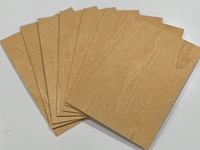 Contrachapado Rectangular Pintado - Apto para Manualidades de Madera, Modelos de Procesamiento Láser y Pintura de Artesanías en Madera