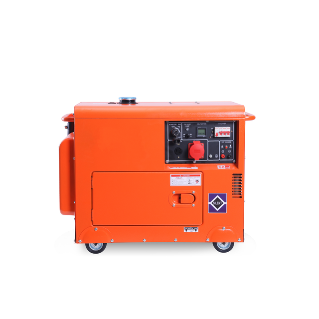 5KW 6KVA 220/380V Small Silent Remote Control Portable Factory Wholesale Outdoor Diesel Generator Set
