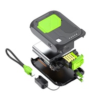 Banco de Energía Portátil 5 en 1, Mini, Inalámbrico, de Viaje, 10000mAh, PD22.5W, Pantalla LED, Cargador Rápido, Soporte Magnético, Función Impermeable