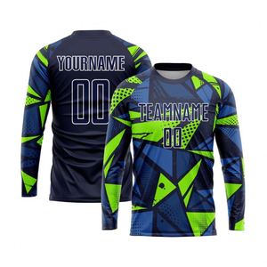 Nueva Camiseta <span class=keywords><strong>de</strong></span> Fútbol <span class=keywords><strong>de</strong></span> Manga Larga con Diseño Gráfico, Ligera, Transpirable, <span class=keywords><strong>de</strong></span> Secado Rápido, Ropa Deportiva <span class=keywords><strong>de</strong></span> Alto Rendimiento para Entrenamiento al Aire Libre - Product Image 1