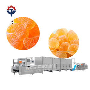 Nouvelle vitamine d'ours gommeuse automatique faisant la machine composants PLC de grande capacité usine alimentaire fournisseur direct de machine gommeuse de créatine - Product Image 1