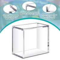 Boîte magnétique en acrylique PKMN, étui de protection empilable, épaisseur 4 mm, fermeture magnétique, cadeau pour collectionneur, léger pour un montage facile
