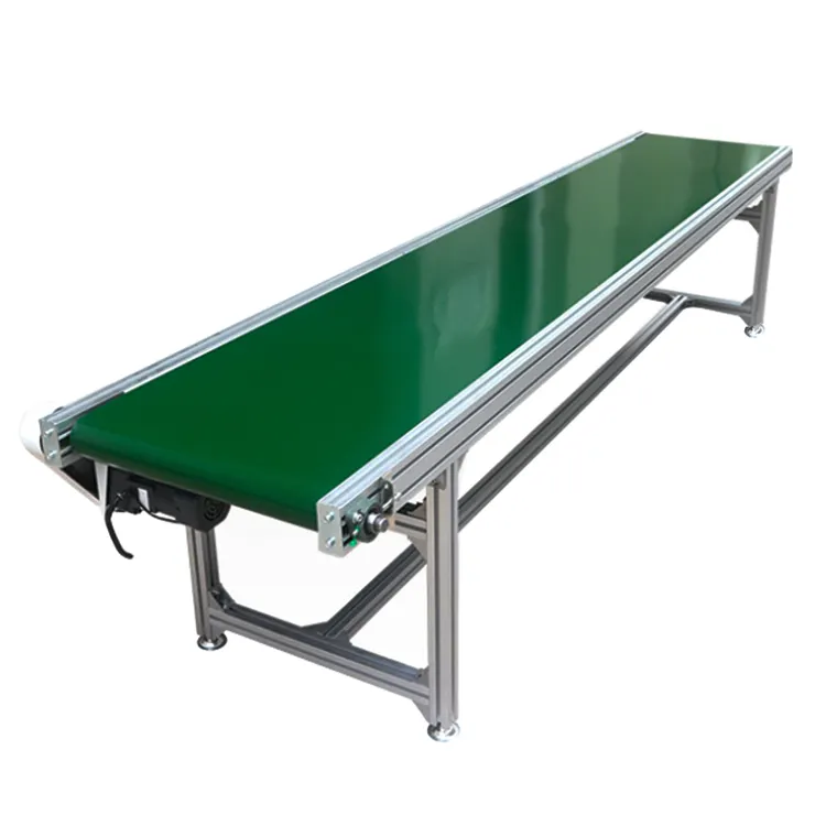 Vegetables Transfer Food Grade Aluminum Alloy Frame Pallet Turntable Conveyors Carton Box Inspection Conveyor with CE