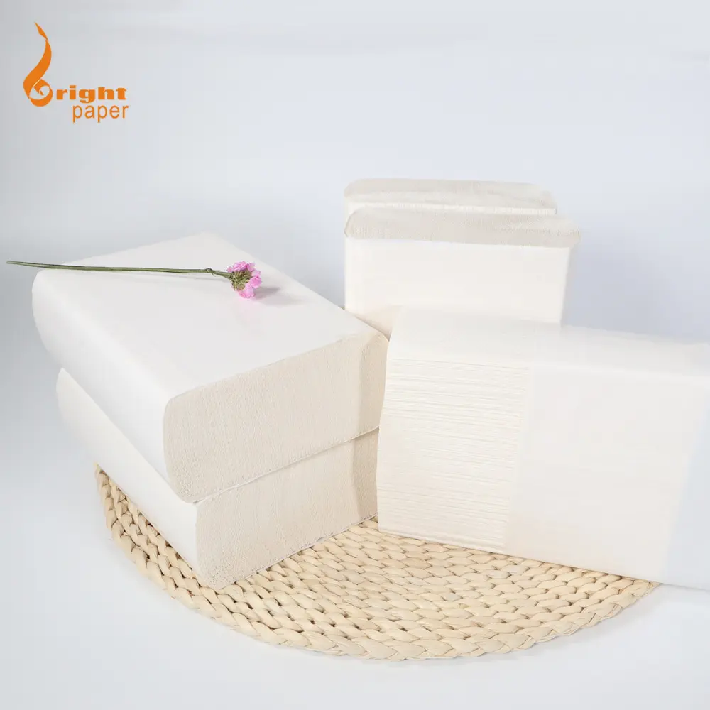 Rouleau de papier toilette blanc sans additifs naturel, serviette en papier pour la maison, rouleau de papier toilette