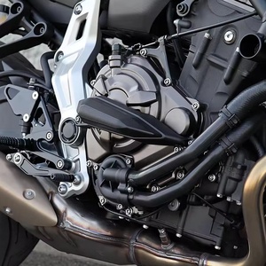 Protections de cadre à visser MT-07 pour YAMAHA MT07 2023 2024 <span class=keywords><strong>Tracer700</strong></span> XSR700, accessoires moto, protection contre les chutes, nylon/silicone - Product Image 2