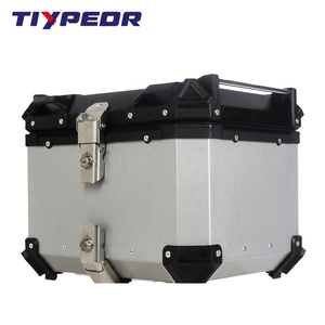 TIYPEOR Boîte à casque de moto en aluminium CNC 45L Coffre supérieur Boîte de rangement pour bagages pour <span class=keywords><strong>BMW</strong></span> R1200gs Adventure <span class=keywords><strong>1200</strong></span> <span class=keywords><strong>Gs</strong></span> R1250GS ADV - Product Image 2