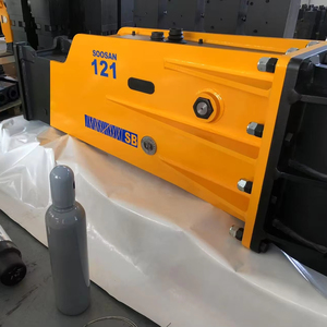 Martillo Hidráulico SOOSAN SB121 de Calidad Premium, Tipo Caja, para Excavadoras de 28-35 Toneladas, Nuevo, para Demolición de Roca - Product Image 1