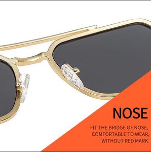 Orden a granel Gafas <span class=keywords><strong>de</strong></span> sol cuadradas <span class=keywords><strong>de</strong></span> metal <span class=keywords><strong>de</strong></span> marco completo con lente <span class=keywords><strong>de</strong></span> PC Doble puente UV400 Gafas <span class=keywords><strong>de</strong></span> Sol para conducir Pesca al aire libre - Product Image 6