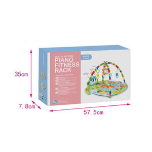 <span class=keywords><strong>Tapis</strong></span> d'éveil <span class=keywords><strong>musical</strong></span> et lumineux en coton pour bébé avec clavier à pédales et jouets éducatifs - Product Image 4