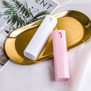 Toppic 10Ml मिनी वर्ग काले सफेद के साथ इत्र स्प्रेयर बोतल कांच की बोतल प्लास्टिक कॉस्मेटिक शराब कलम जेब Sanitiser स्प्रे - Product Image 3