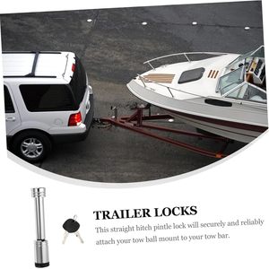 Verrou de sécurité pour attelage de remorque, verrou de sécurité pour attelage de bateau, camion, camping-car, mécanisme facile à installer, compatible avec les attelages standard - Product Image 4