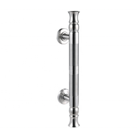 Nouveau design Poignée de porte en bois et verre Poignées de porte en acier inoxydable pour portes intérieures