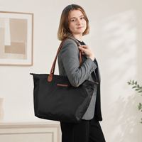 Sac fourre-tout en nylon imperméable pour femme, sac à main léger à bandoulière avec fermeture éclair, élégant, durable, pour usage quotidien, personnalisable avec logo OEM
