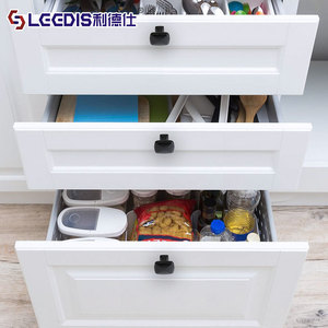 American Style Black Cabinet Handle Aluminum Alloy Bar Shape For Kitchen <b>Wardrobe</b> Drawer Furniture Hardware - Product Image 3