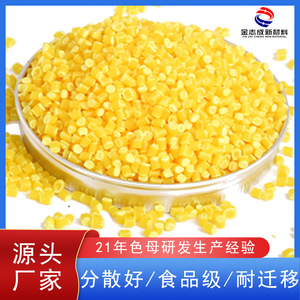 Fluorescent Yellow Masterbatch Granules For Injection Molding PP PE ABS PS PC PET Sun Resistance 7 Shenzhen Origin JZC55105 - Product Image 4
