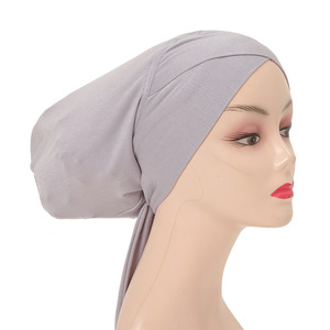 Nuevo estilo Underscarf Close in the Back Popular Under Inne <span class=keywords><strong>Hijab</strong></span> 12 colores Hijabs interiores para mujeres musulmanas <span class=keywords><strong>Hijab</strong></span> interior Under - Product Image 5