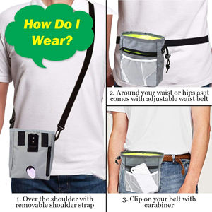 Köpek bakımı eğitim kılıfı ödül çantası köpek gıdalar için oyuncaklar ve aksesuarları ile tüm köpekler için dışkı torbası dağıtıcısı tutucu inşa - Product Image 5