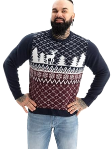 Pull en tricot de laine/polyester anti-rides et anti-rétrécissement de luxe 2025 pour homme, coupe ajustée, design confortable, tendance automne-hiver, OEM - Product Image 3