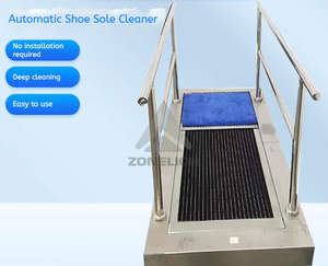 Système de lavage automatique pour l'hygiène des chaussures, machine de nettoyage des semelles - Product Image 4