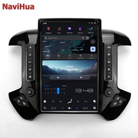 Lecteur DVD de voiture Navihua 14,4'' pour Chevrolet Silverado/GMC/SIERRA 2014-2018 Écran Tesla Radio de voiture Android GPS Multimédia Carplay