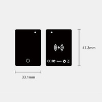 Mini Portefeuille K2, Traceur de Carte Intelligente, Anti-Perte pour Enfant, Localisateur avec GPS de Voiture, Compatible IOS et Android, pour Portefeuille, Sac, Carte