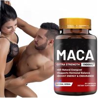 OEM Maca-Wurzel-Kapseln für Männer, Kräuterergänzungsmittel zur Verbesserung der männlichen Leistungsfähigkeit, Steigerung der Stärke, Vitalität und Energie, Natürlich GMP-zertifiziert