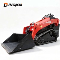 Mini-chargeuse verticale sur chenilles avec moteur Yanmar, certifiée EPA CE, pour travaux d'entretien des terrains de golf, des terrains de sport, des parcs et des pelouses