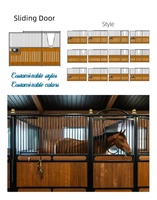 Porte coulissante pour box à chevaux TY 2,5x4m en acier galvanisé à chaud, gain de place, durable, sans électricité, garantie 5 ans pour écurie
