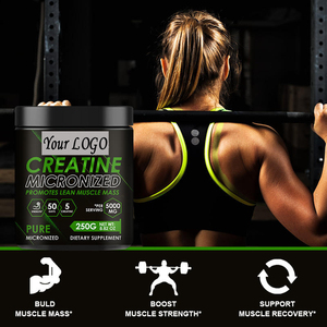 250g 100% Pure 30 días creatina monohidrato en polvo proporciona energía soporte para el crecimiento muscular suplemento deportivo - Product Image 2