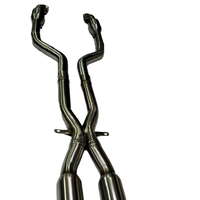 Stock prêt 2.5 ''X-Pipe No Drone No Rasp Supreme Stainless Steel Fitment Garanti Exhaust Mid Pipes pour BMW M3 E92