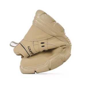 أحذية سلامة بالجملة من مصنع الأحذية الصيني، أحذية عمل خفيفة الوزن بدون أربطة للرجال والنساء مع مقدمة فولاذية - Product Image 4