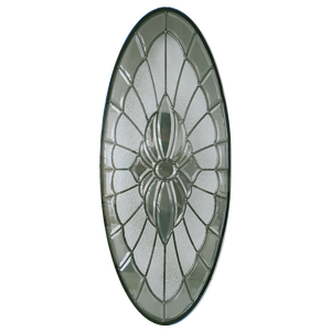 Vitrage double pour inserts de porte, cadre en plomb, inserts de verre demi-lune pour traverse de porte - Product Image 5