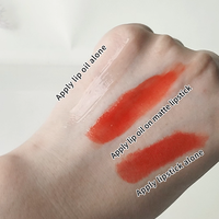 Huile à lèvres volumisante vegan longue durée à label privé, huile à lèvres volumisante hydratante à la cerise, huile à lèvres brillante avec un grand pinceau