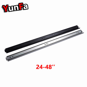 1m slide drawer stair bottom guide drawer rail heavy duty super long length size 40 inch telescopic channel