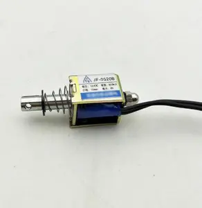 DC 12V 4N itme çekme doğrusal aktüatör elektromıknatıs Solenoid JF-0520B