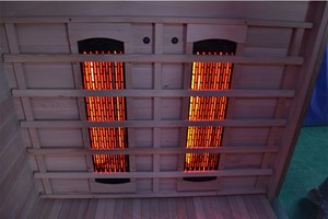 Precio al por mayor Sauna infrarroja para 2 personas Sauna infrarroja cercana con spa para pies - Product Image 3