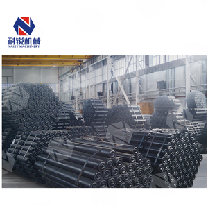 24 Inch Industriële Rubberen Band Transportband Hdpe Materiaal Voor Bulkbehandeling Beton Carry Kegel Looprol Rolsteun - Product Image 5