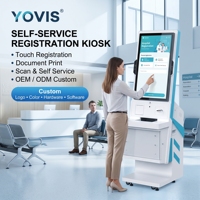 SMART SELF-SERVICE Schulcampus-Zahlungsterminal mit Integriertem Scanner & Drucker YOVIS YA4 Aluminium