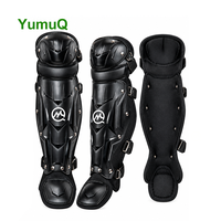 Protège-jambes professionnels YumuQ en PE pour baseball et softball, protection double genou, tibia et pied, OEM ODM