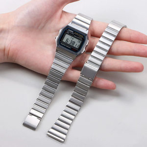 Bracelets haut de gamme en acier inoxydable Smartwatch Band pour Casio F91W SGW400 AE1200 F84 A158W 168 AQ230 Bracelet en métal <span class=keywords><strong>AQ</strong></span>-<span class=keywords><strong>S810W</strong></span> - Product Image 3