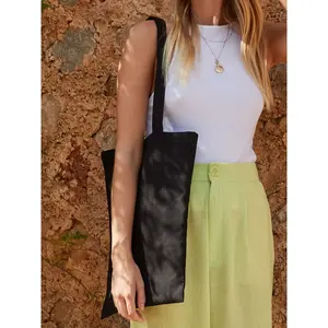 Borsa tote in cotone riciclato, borsa per merchandising sostenibile - Product Image 3