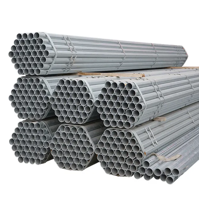 Steel galvanized pipes for construction  galvanised metal fence posts and greenhouse frame