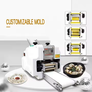 Customizable Wonton Gyoza Pastry Skin Sheet Making <b>Machine</b> Commercial Ravioli <b>Dumpling</b> Wrapper <b>Machine</b> - Product Image 2